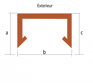 Couvertine muret aluminium