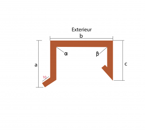 Couvertine acrotère aluminium