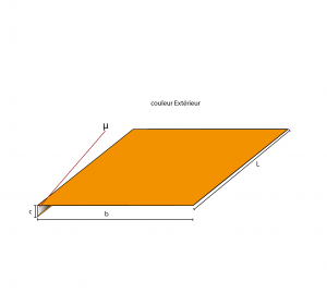 Appui de fenêtre simple